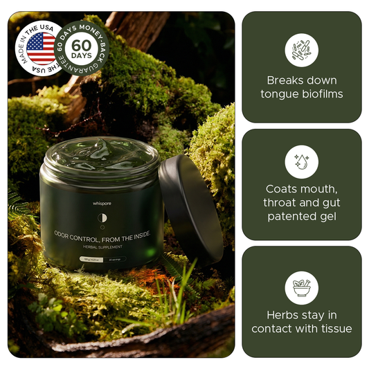 Anti-Bad Breath Herbal Gel Supplement by Whispore™